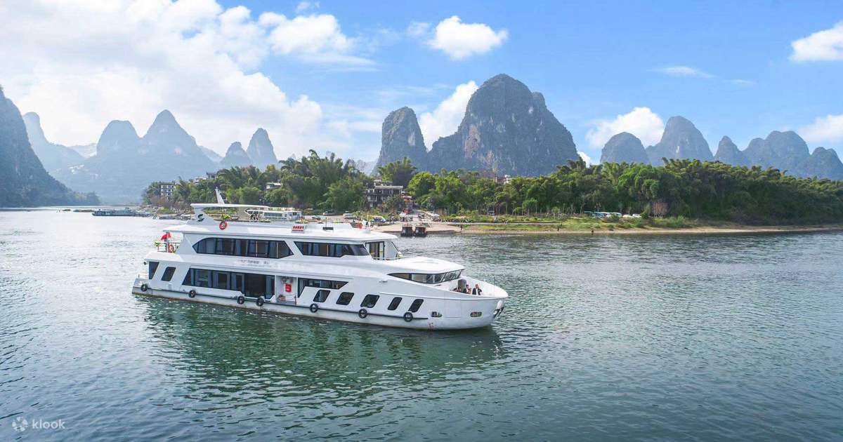 桂林陽朔 漓江 3 つ星クルーズ 四湖クルーズ ユーロン川竹いかだ